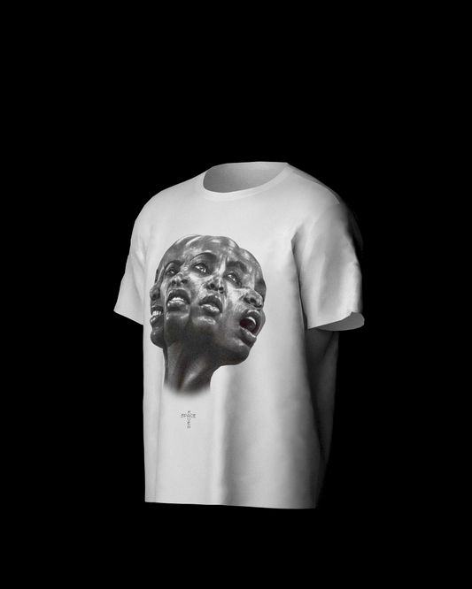 Cropped Faces Tee